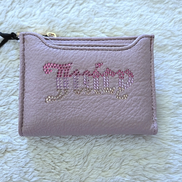 Juicy🍊 Couture "Breaking The Rules" Bifold✌️ Wallet With Pullout Card💳 Case - Picture 2 of 16